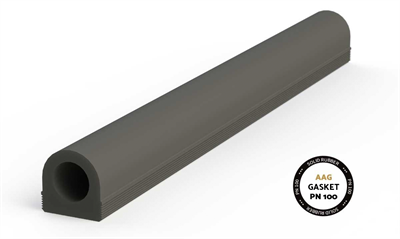 Gaskets in solid rubber